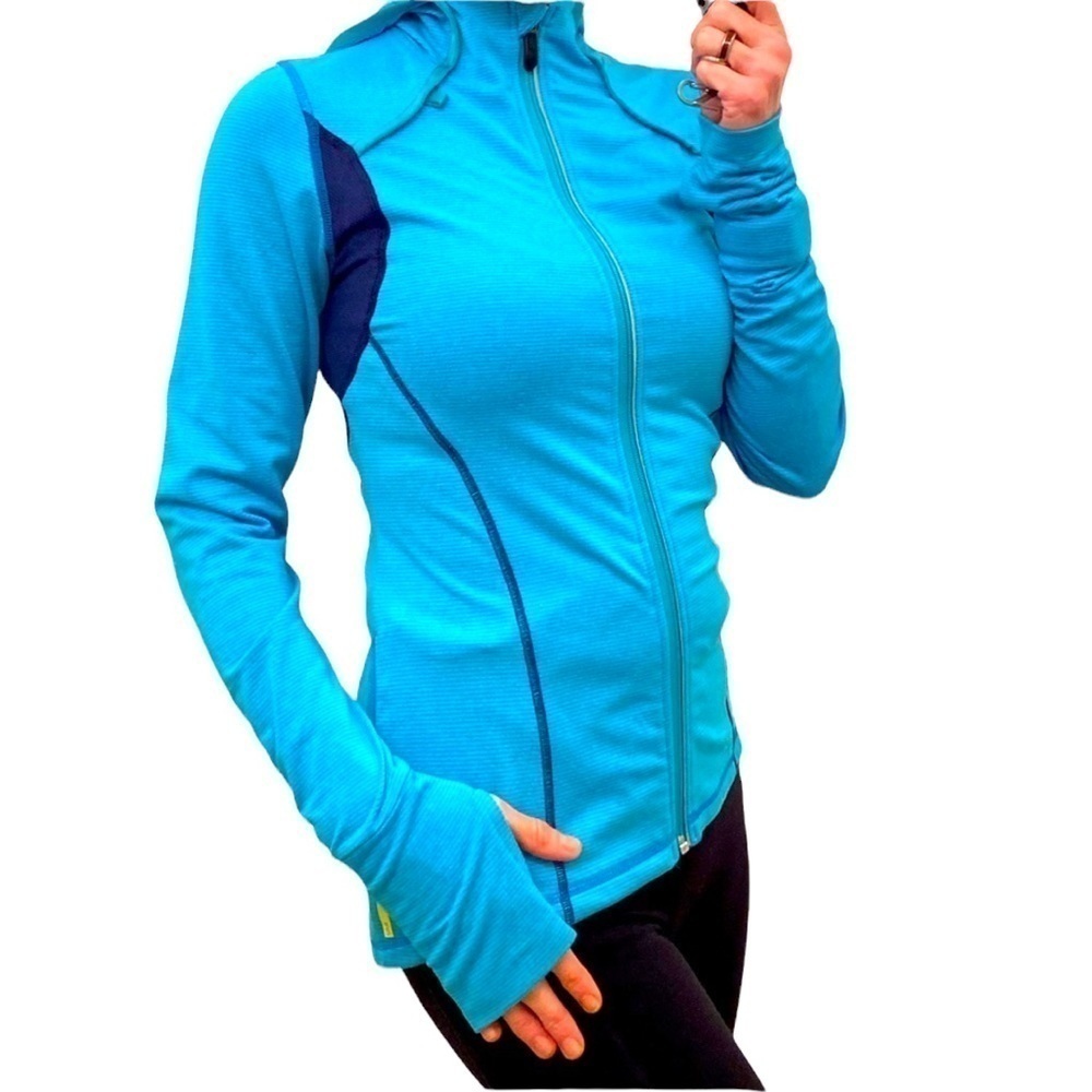 HP! Lole’ “Full Zip”, hoodie with pony opening Womens XS I’m a small, it fits